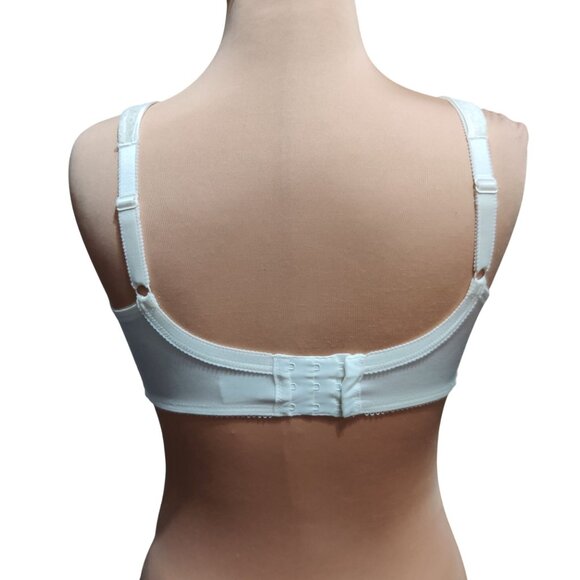 Wacoal 36DDD Underwire Lace Bra Vintage Ivory Full Coverage Minimizer Underwire - Picture 4 of 9